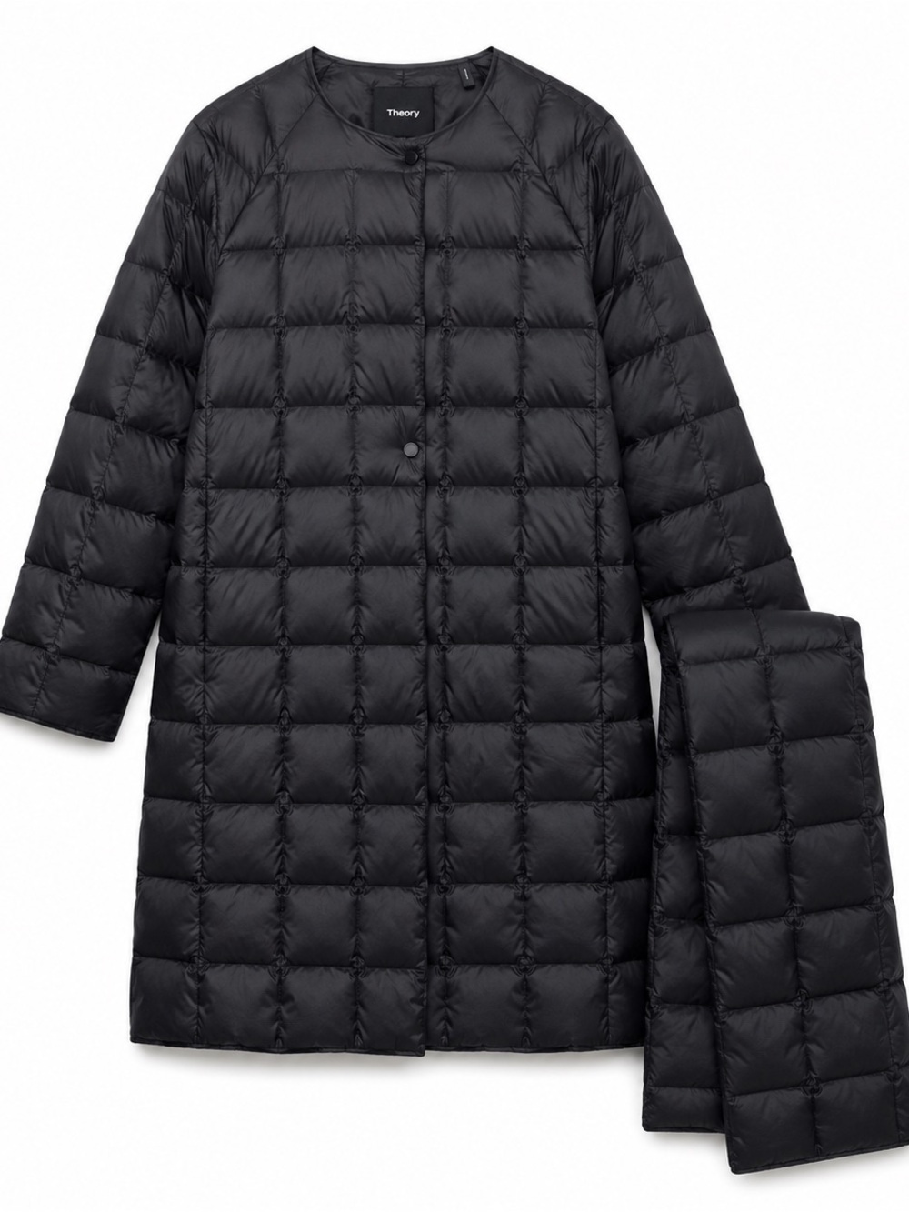 Theory Women’s Quilted Down Scarf Puffer Coat